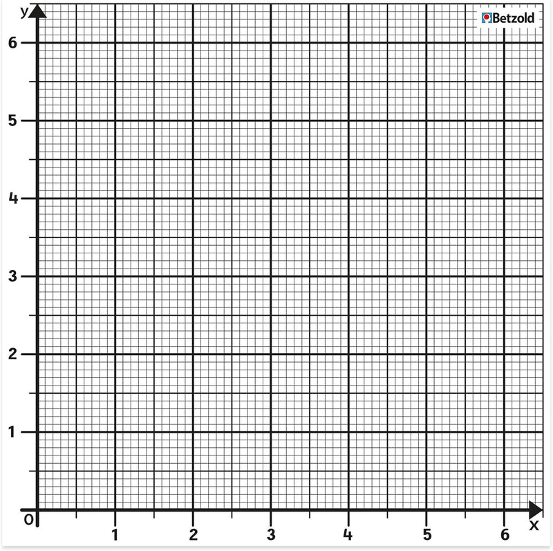 Betzold - 2 magnetische Koordinatensysteme für die Tafel - Mathematik Demonstrations-Material NoColo