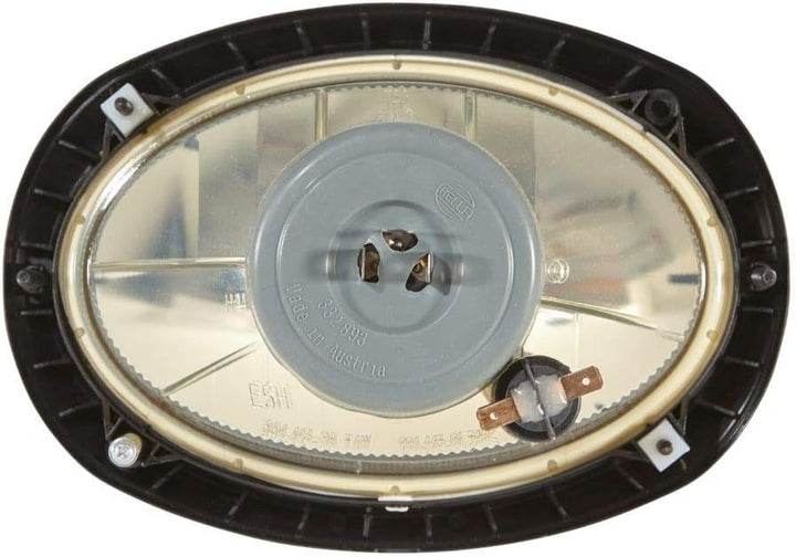 HELLA - Halogen-Hauptscheinwerfer - Oval 120 - 12V - oval - Referenzzahl: 12.5 - Einbau - glasklare