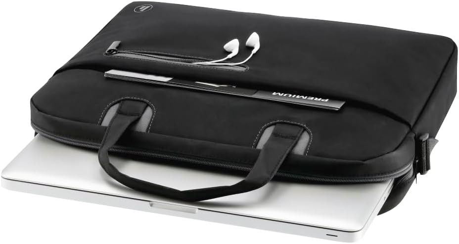 Hama Unisex Sydney Notebook Tasche (1er Pack) 15,6'' / 40 cm Schwarz Grau, 15,6'' / 40 cm Schwarz Gr