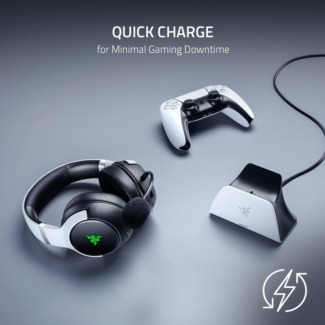 Razer Schnellladestation für PS5 Wireless Controller - Midnight Black & Schnellladestation für PS5 W