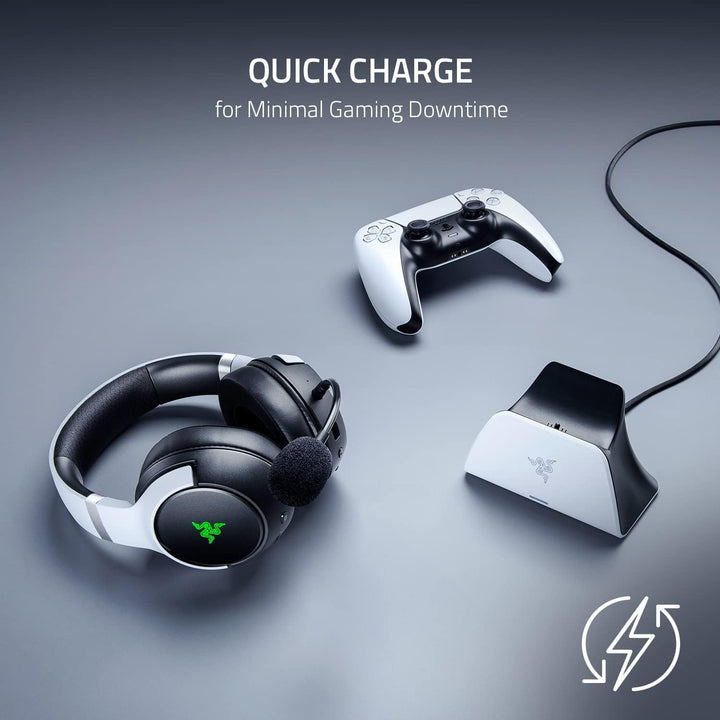Razer Schnellladestation für PS5 Wireless Controller - Midnight Black & Schnellladestation für PS5 W