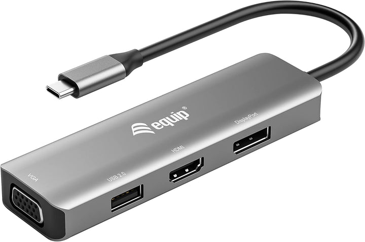Equip 133485 USB-C auf HDMI/DisplayPort/VGA/USB-Adapter
