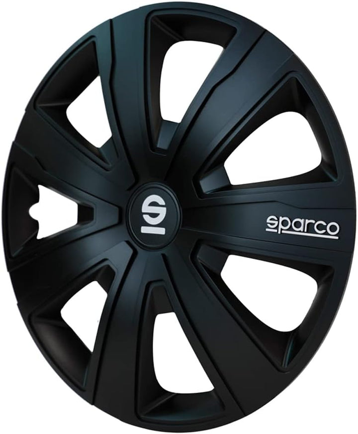 Sparco Radzierblenden Palermo - 14-Zoll - Schwarz - Satz mit 4 Stück