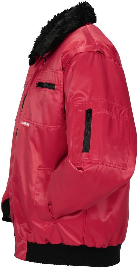 Planam Outdoor Winter Herren Gletscher Comfortjacke rot Modell 0359 Grösse L Rot L, Rot L