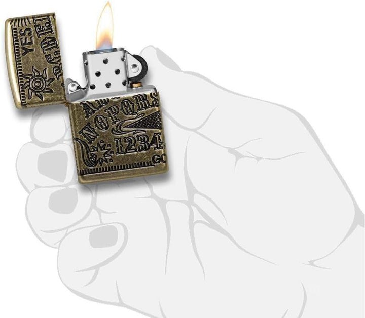 Zippo 49001 29561 Ouija Board Design, Design