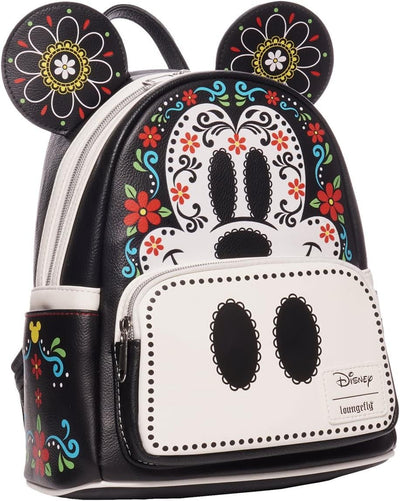 Loungefly Mickey Mouse Dia de los Muertos Sugar Skull Mickey Mini-Rucksack – Entertainment Earth Exc