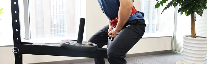 Signature Fitness SF-3 0,7 kg Kapazität 7,6 x 7,6 cm Power Cage Squat Rack, inklusive J-Haken und Si