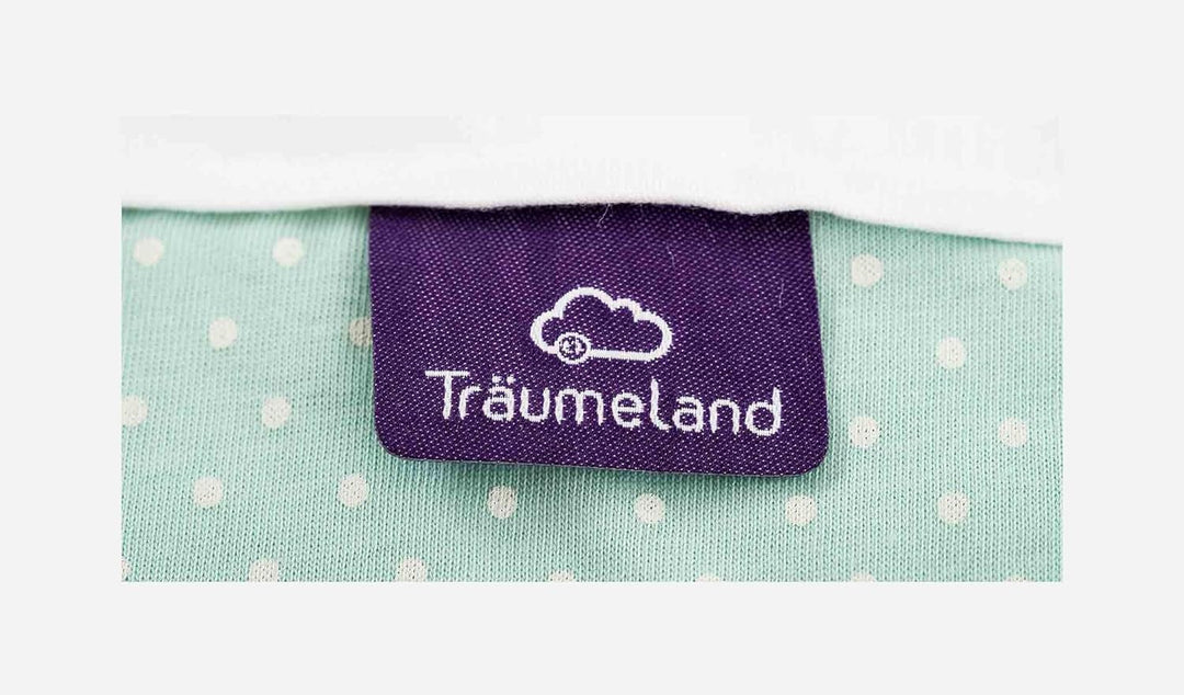 Träumeland S0100353 Babyschlafsack LIEBMICH 3 teilig Set Pünktchen mint, Grösse 56/62, mehrfarbig