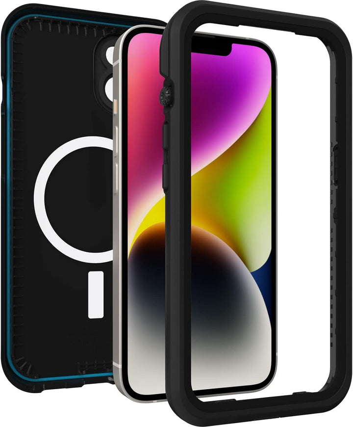 OtterBox Fre Hülle für iPhone 14, mit MagSafe, Wasserdicht (IP68), stossfest, schmutzabweisend, schl
