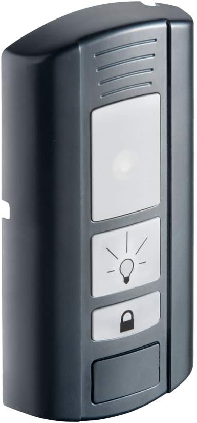 SOMMER Wallstation Wandinnentaster für SOMMER base+ und pro+, Garagentorantriebe, S10834-00000, Schw