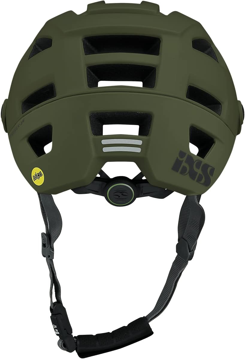 IXS Enduro MTB-Helm Trigger AM MIPS Graphite Olive Taille SM (54-58cm), Olive Taille SM (54-58cm)