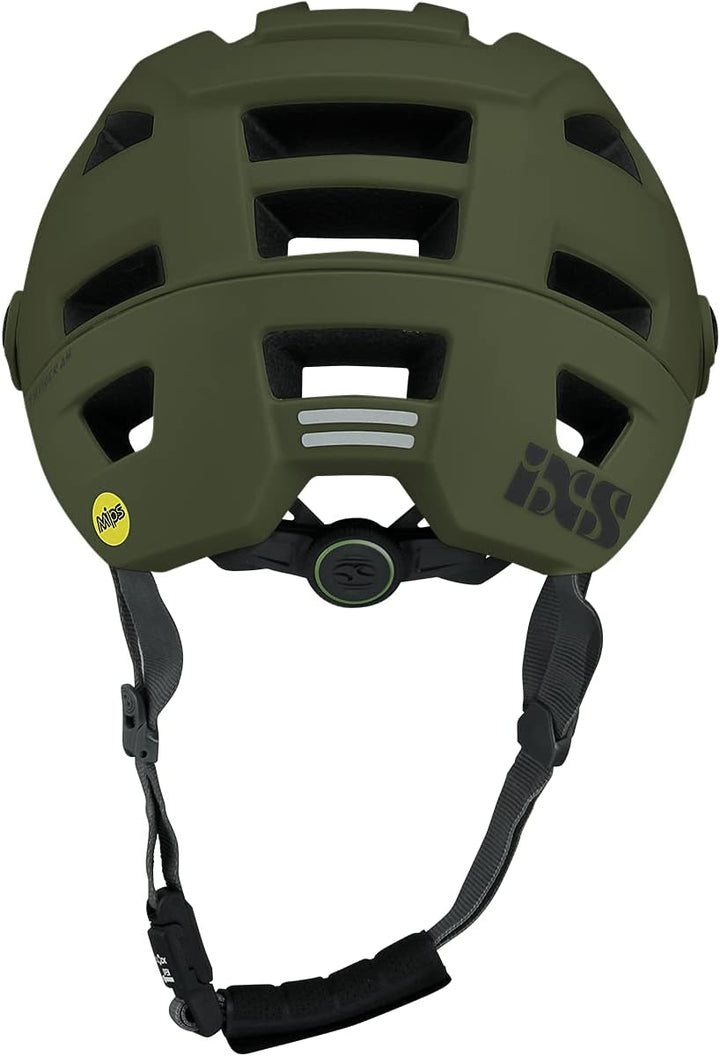 IXS Enduro MTB-Helm Trigger AM MIPS Graphite Olive Taille SM (54-58cm), Olive Taille SM (54-58cm)