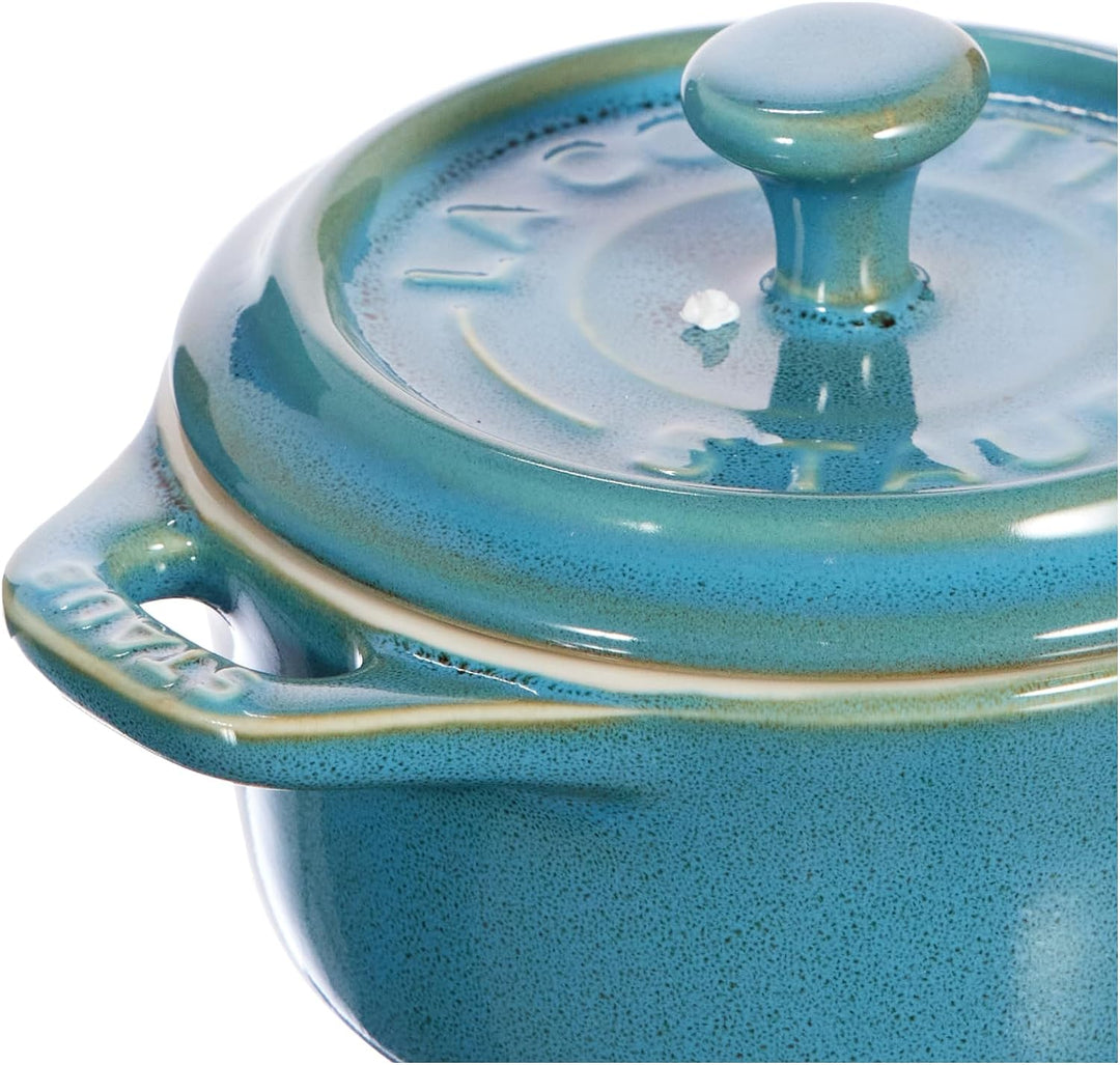 Staub Mini Cocotte Round 4 pcs. - 200 ml 40508-160-0 Antique Turquoise