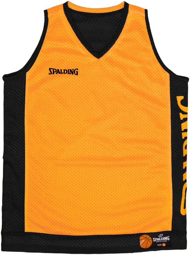 Spalding - Wende-Tank-Top - Basketball-Top - Mango-Sorbet/Schwarz - Grösse 140 - Sportbekleidung - B