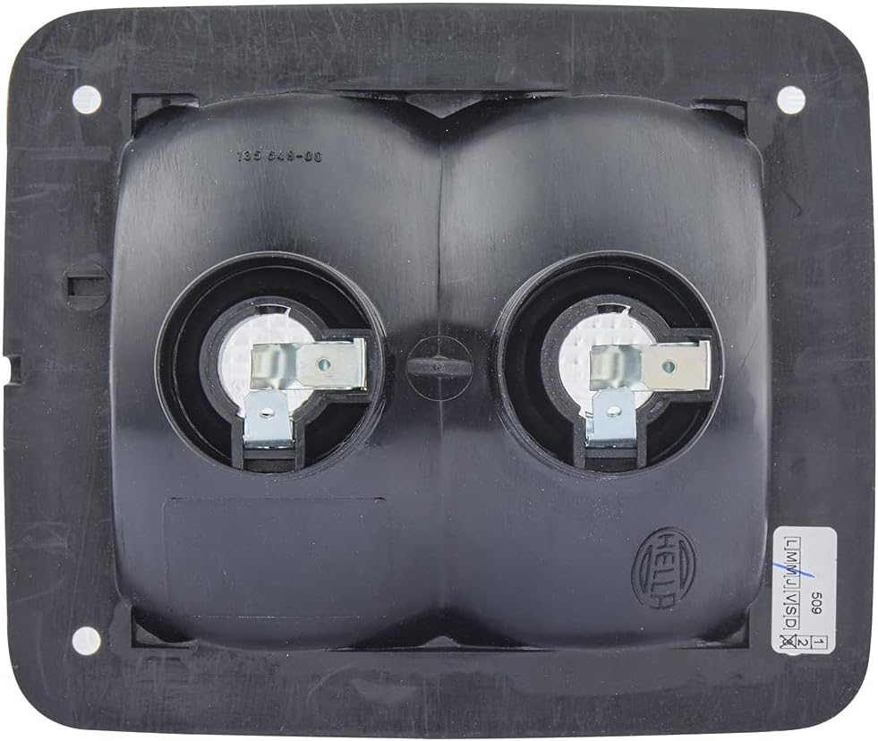 HELLA - Halogen-Rückfahrscheinwerfer - 24/12V - Einbau - für senkrechte Befestigung/für waagerechte