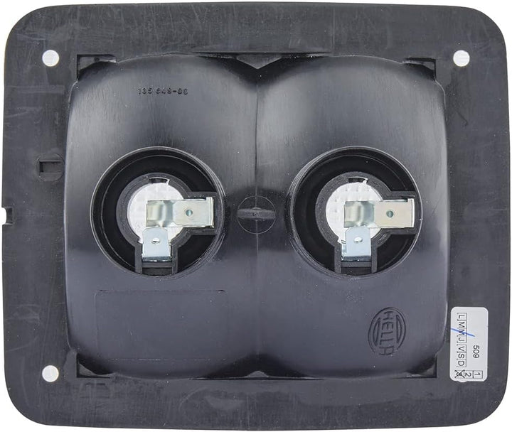 HELLA - Halogen-Rückfahrscheinwerfer - 24/12V - Einbau - für senkrechte Befestigung/für waagerechte