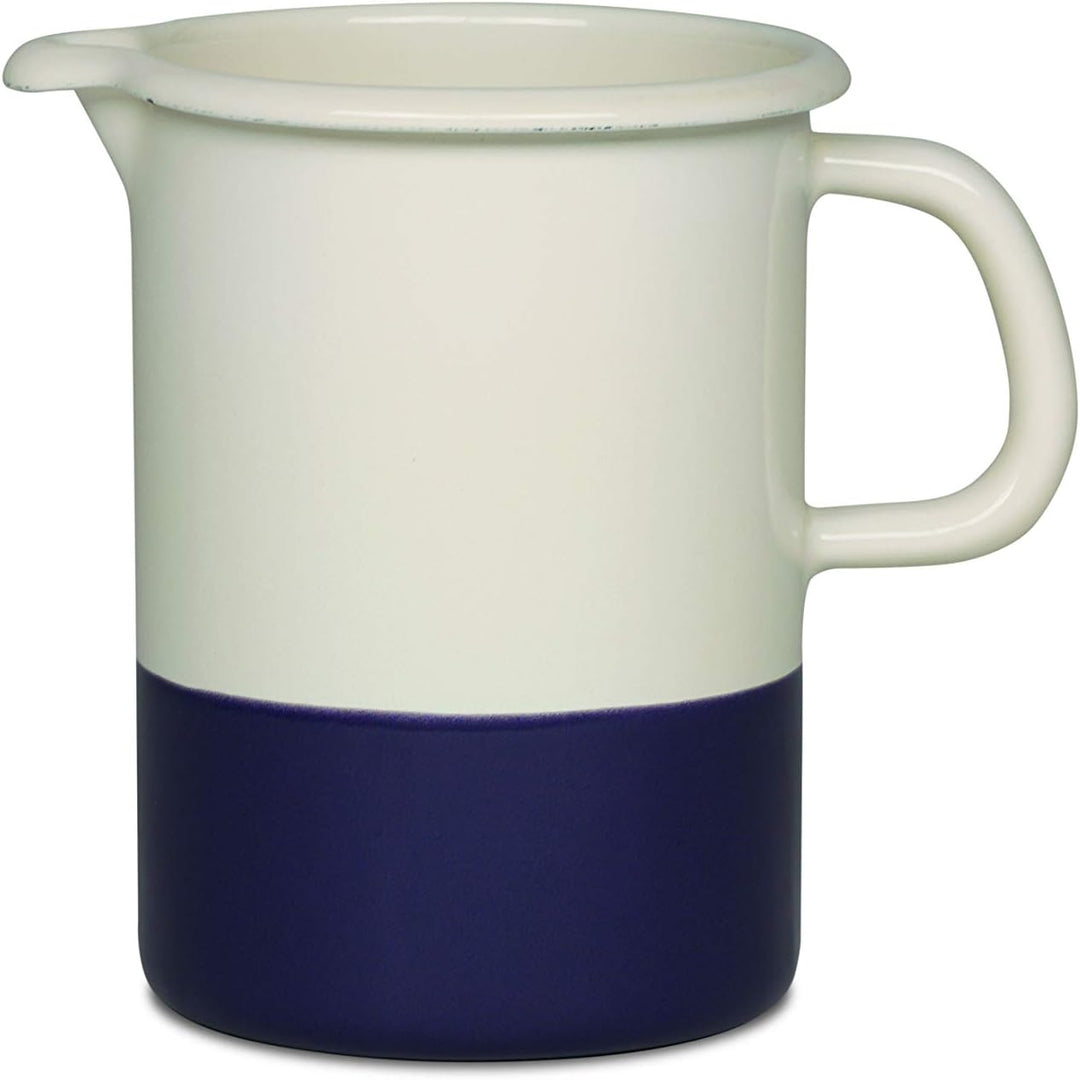 Riess, 0338-571, Küchenmass 1Liter, Emaille, Truehomeware, EDITION SARAH WIENER, Farbe Obers/Zwetsch