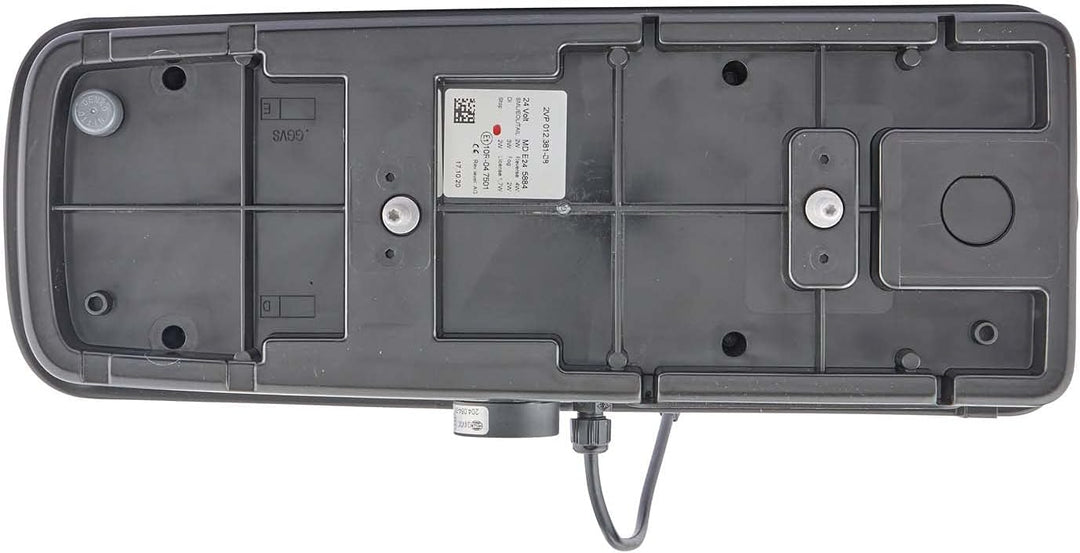 HELLA - Heckleuchte - Truck Full LED - LED - 24V - 2VP 012 381-081 mit Rückfahrwarner rechts DIN Ste