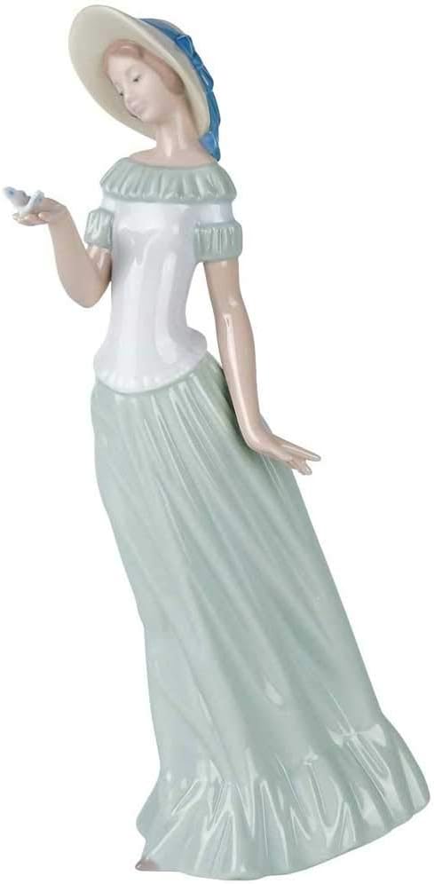 Unbekannt Nao die Butterfly 's Dance Porzellan Figur