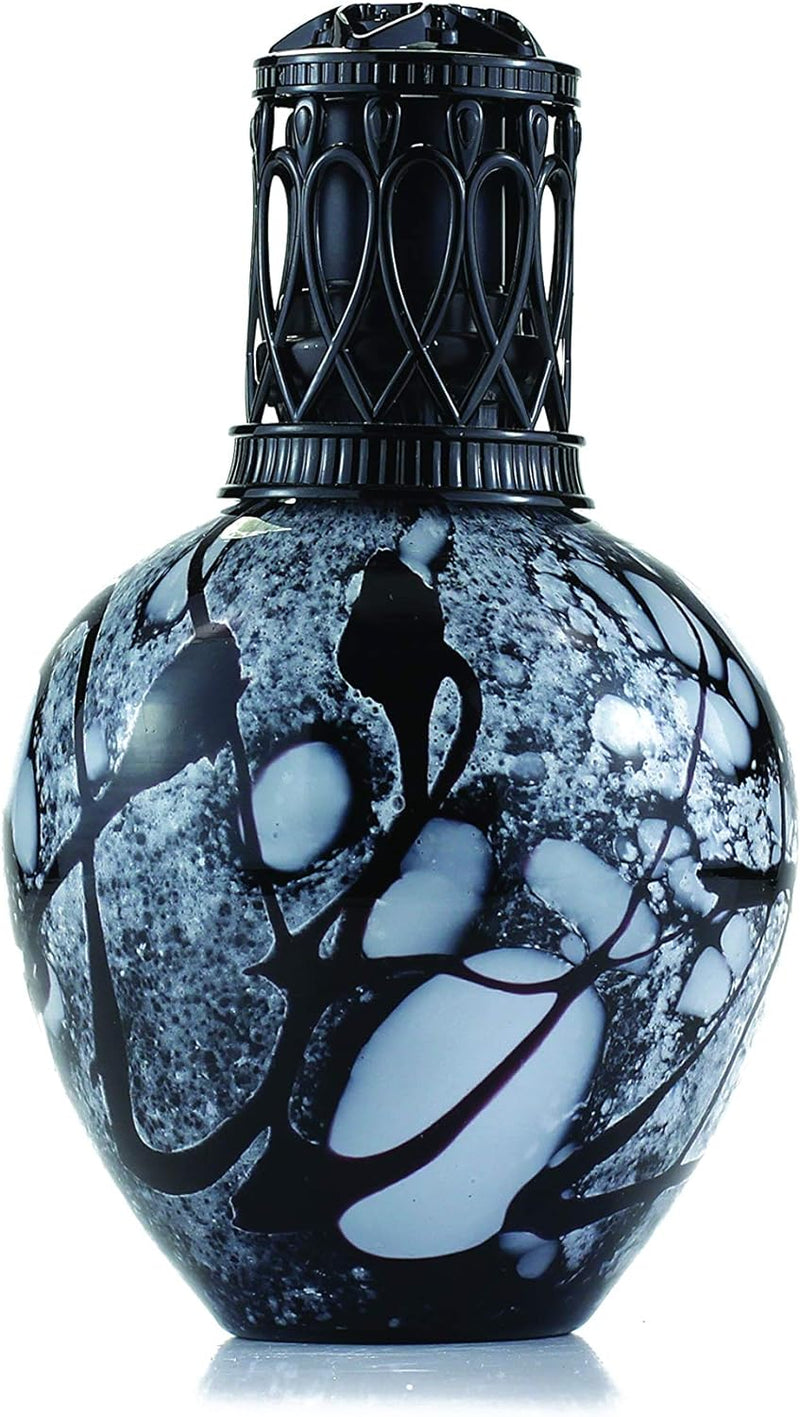 Ashleigh & Burwood Duftlampe Black Marble 16 cm hoch