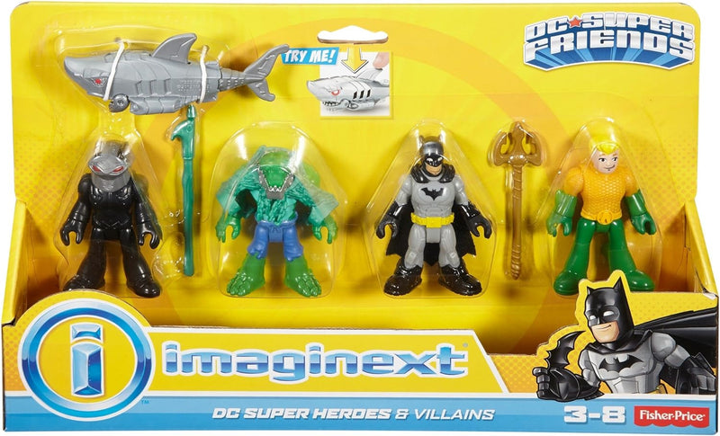 DC Super Friends Heroes & Villains Imaginext Set Aquaman Black Manta by Imaginext