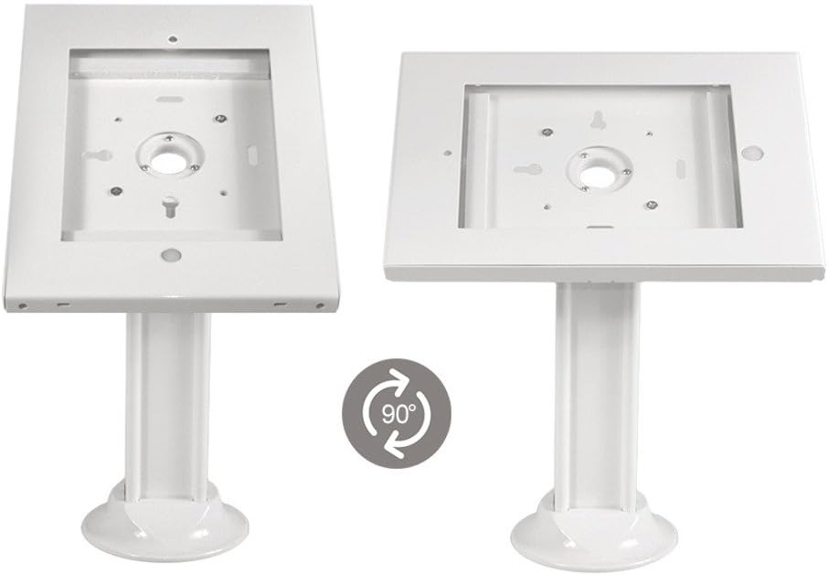 Maclean MC-677 Universal Tablet Tischhalterung mit Sicherheitsgehäuse Kompatibel mit iPad 2/3/4/ Air