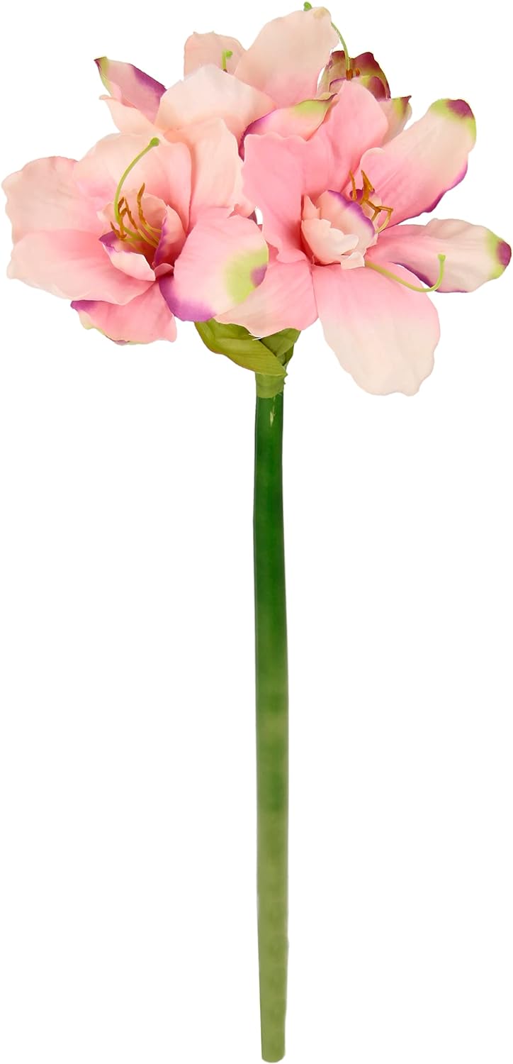 Flair Flower Amaryllis naturgetreue Seidenblume Textilblumen Kunstblume Hochzeitsdekoration Gefälsch