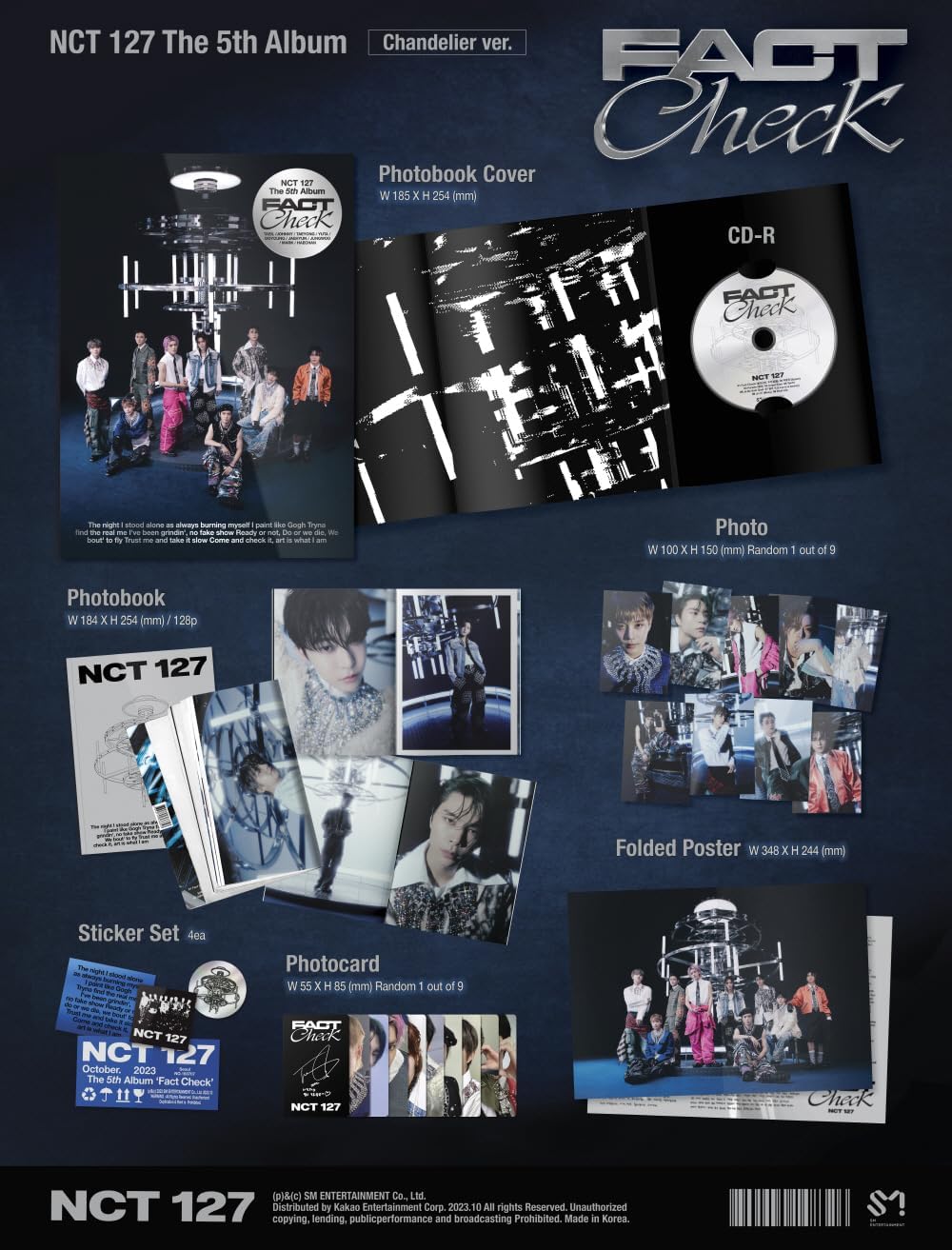 NCT 127 - Fact Check [Chandelier Ver.] Album+Store Gift