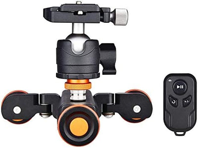 Andoer L4 PRO Video Kamera Slider Dolly Automatische mit Drahtlose Fernbedienung,1800mAh Akku 3 Gesc