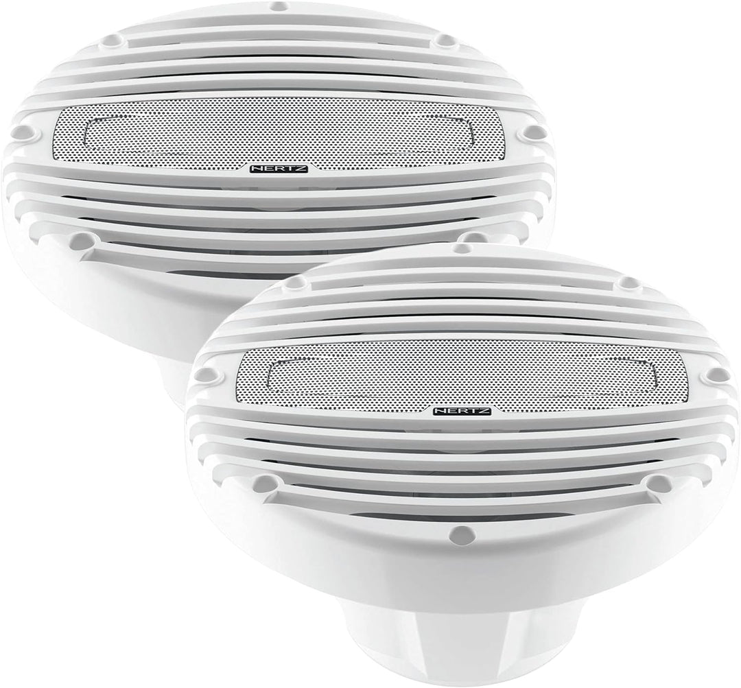 Hertz HMX 8 - 20cm High Performance Marine Koaxial Lautsprecher 100W RMS Schwarz, Schwarz