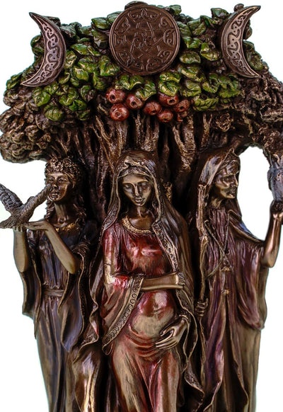 Keltische Trinity Göttin Statue Figur Skulptur Wicca Trinität keltisch