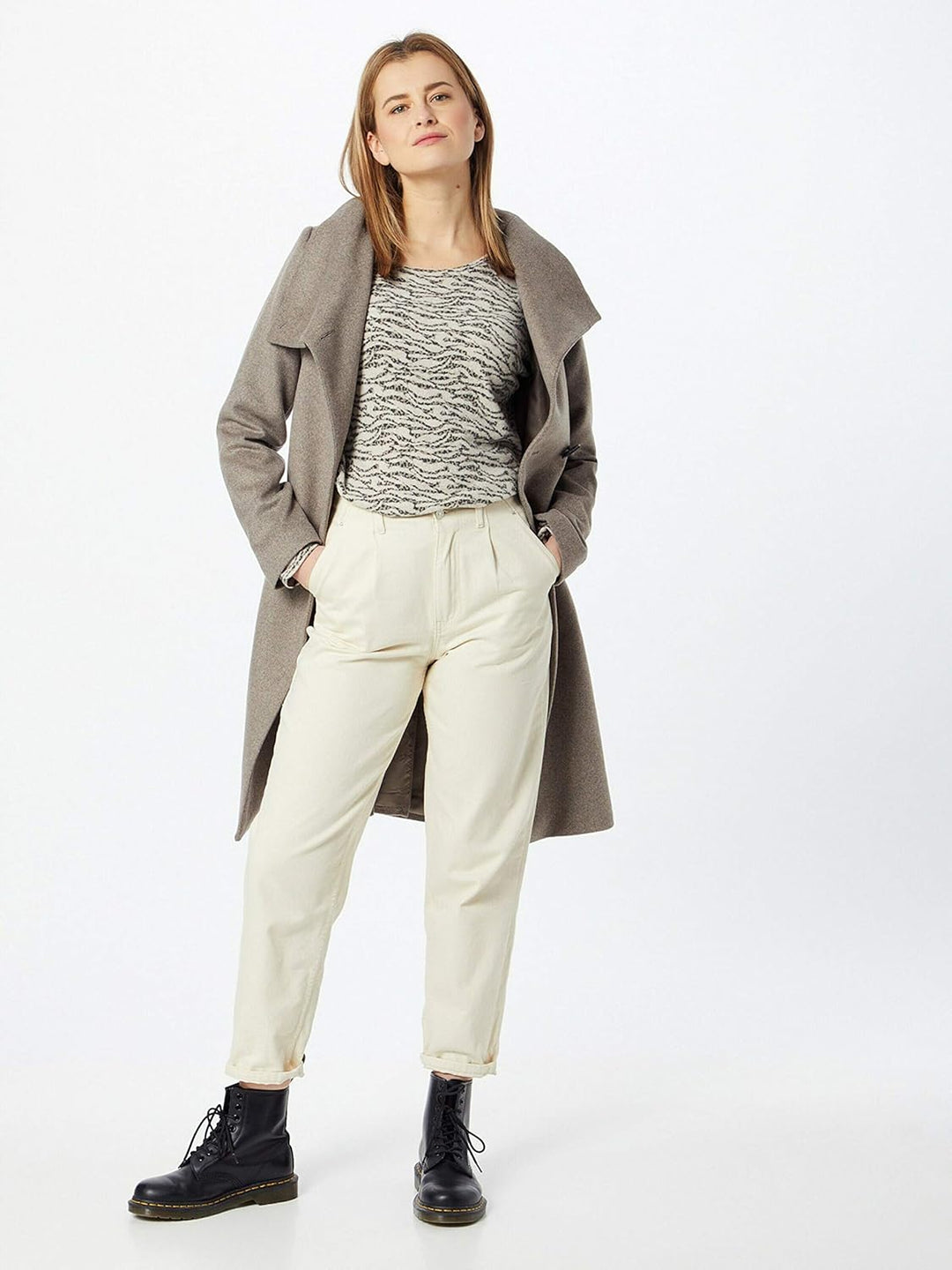 SOYACONCEPT Damen Shirt Biara Dunkelbeige S