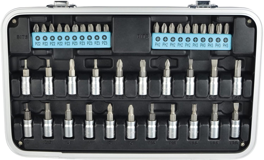 Quantool Q25003 Schraub- und Bitsatz, 116-teilig