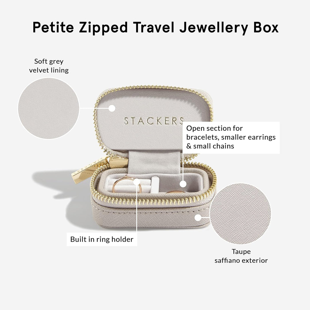 Stackers Taupe Gross & Petite Reise Schmuckschatulle, Taupe