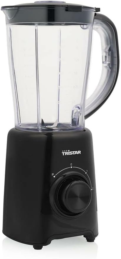 Tristar Standmixer – 1,5 Liter Krug, 500 Watt, 4 Edelstahlklingen, 2 Geschwindigkeitsstufen, Impuls-