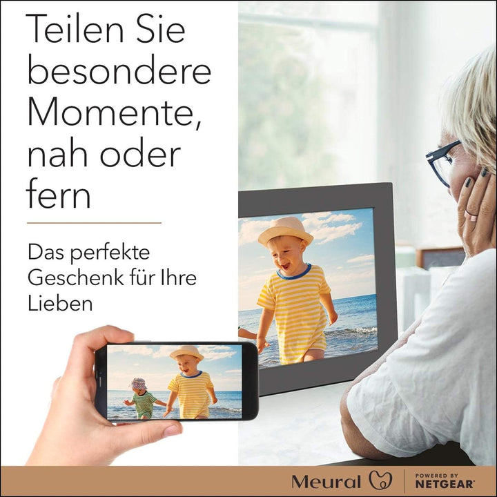 MEURAL MC315 Digitaler Bilderrahmen 15 Zoll (private Fotofreigabe und NFT Crypto Art, elektronischer