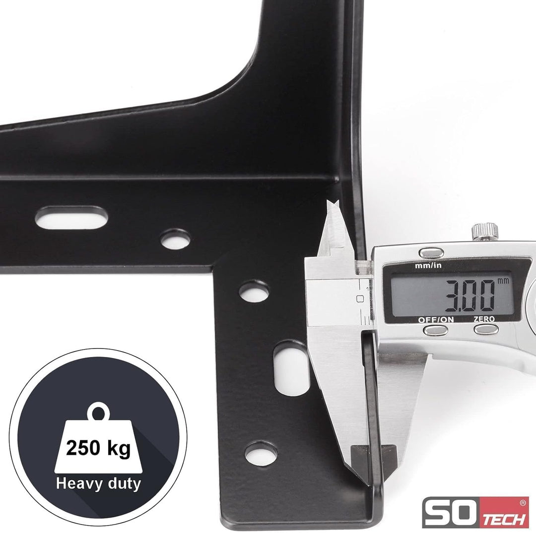 4er Set SOTECH Möbelfüsse VICTOR Höhe 130 mm Chrom poliert Vitrinenfüsse Winkelfüsse Sockelfüsse Sof