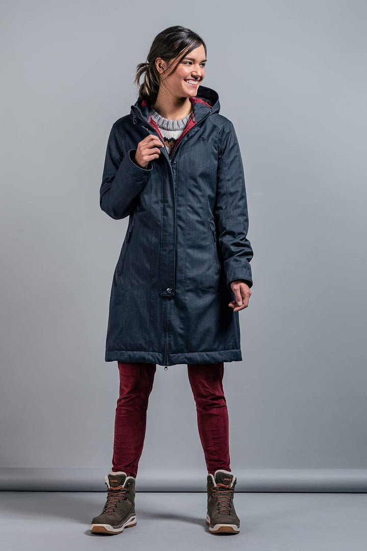 Tatonka FLOY W's Coat Women 34 grey blue, 34 grey blue