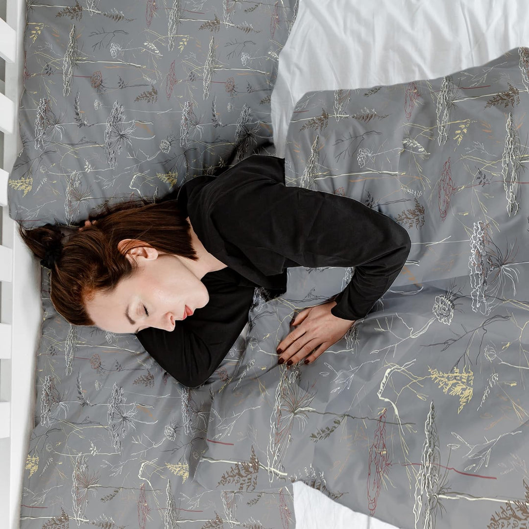 Gravity Gewichtsdecke Bezug - Schlaufen Bezugssystem mit Reissverschluss Baumwolle Deckenbezug für E