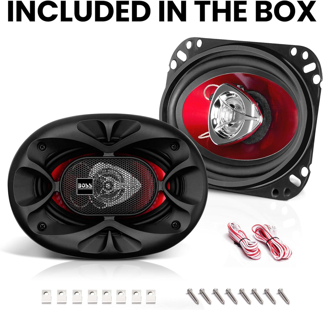 BOSS AUDIO CH4620 Chaos Exxtreme 4 Serie 2-Wege Lautsprecher 200 Watt 4x6 200W, 4x6 200W
