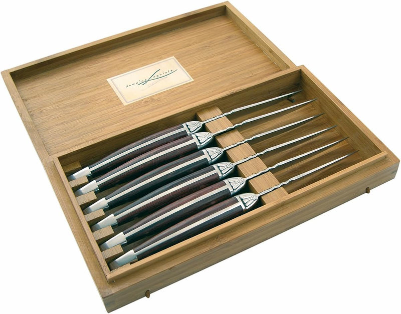 Laguiole 3661075006464 40268532 Bestecksets, Edelstahl, Holz, braun
