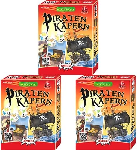 AMIGO 02510 - Piraten Kapern, 3er Pack, 3er Pack