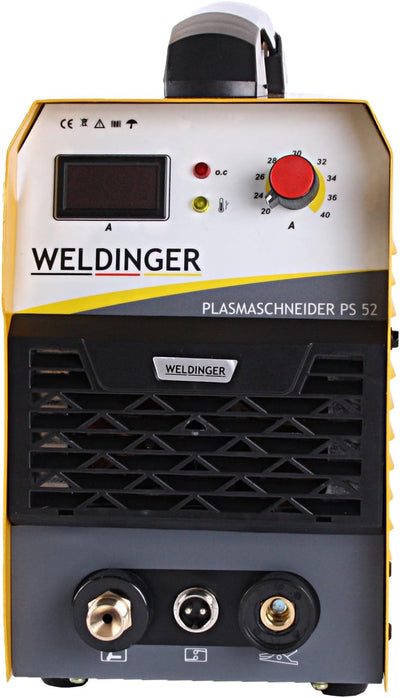 WELDINGER Plasmaschneider PS 52 Plasmaschneidgerät 40A bis 14mm 5 Jahre Garantie