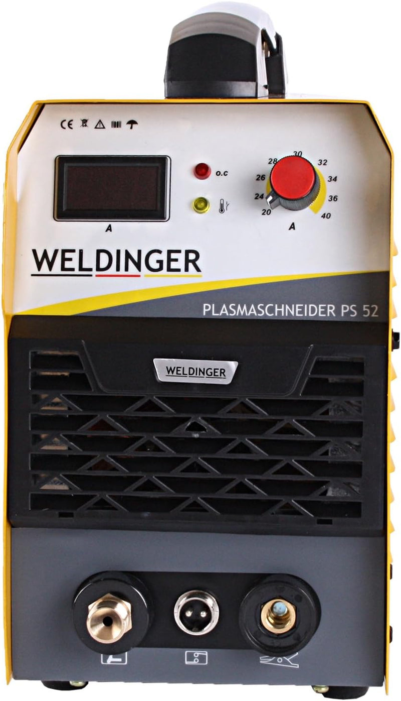 WELDINGER Plasmaschneider PS 52 Plasmaschneidgerät 40A bis 14mm 5 Jahre Garantie