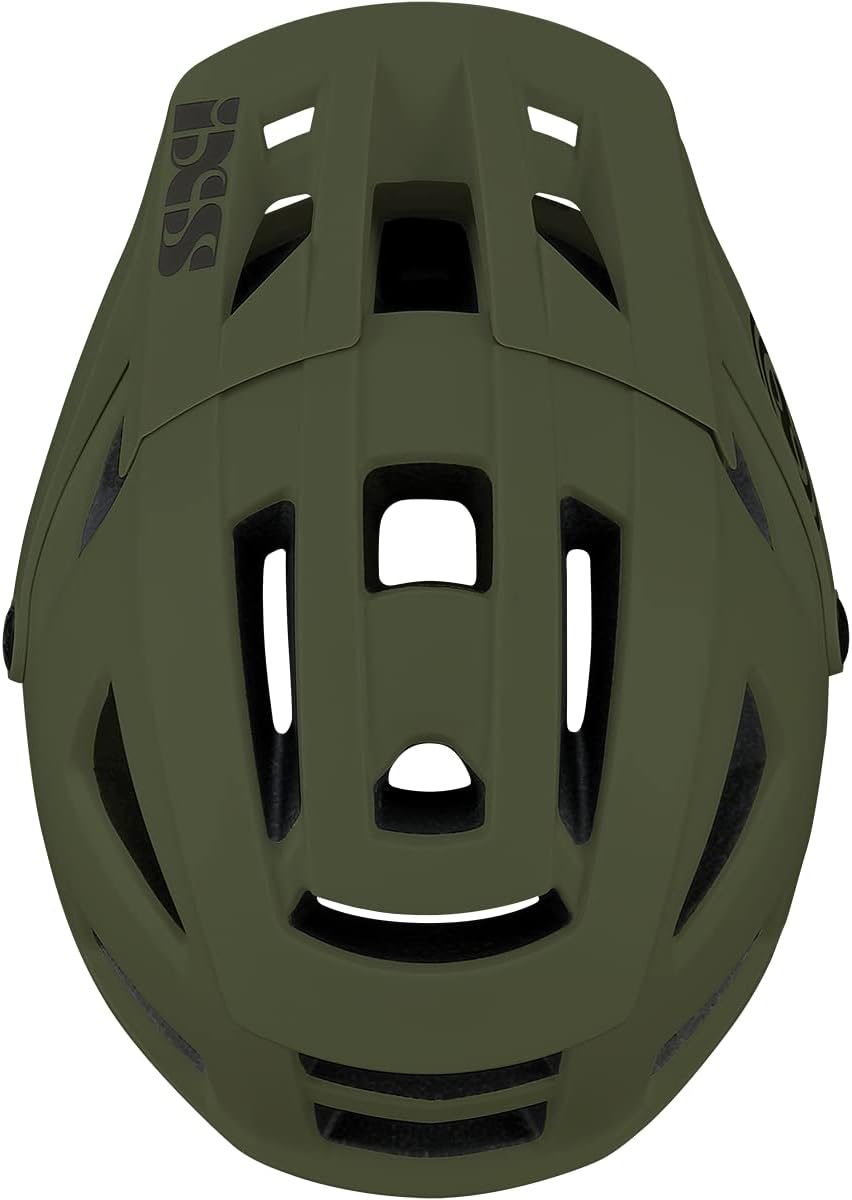 IXS Enduro MTB-Helm Trigger AM MIPS Graphite Olive Taille SM (54-58cm), Olive Taille SM (54-58cm)
