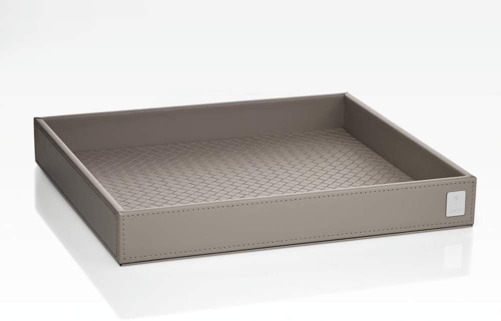 JOOP! BATHLINE, Tablett quadratisch XL, Grau
