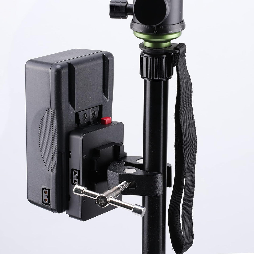 Hersmay Mini V Mount Plate Nano V-Lock V-Mount Batterie Platte im Taschenformat mit D-Tap & Super Kl