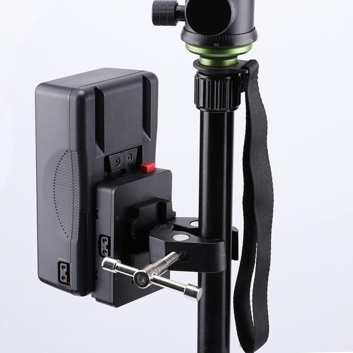 Hersmay Mini V Mount Plate Nano V-Lock V-Mount Batterie Platte im Taschenformat mit D-Tap & Super Kl