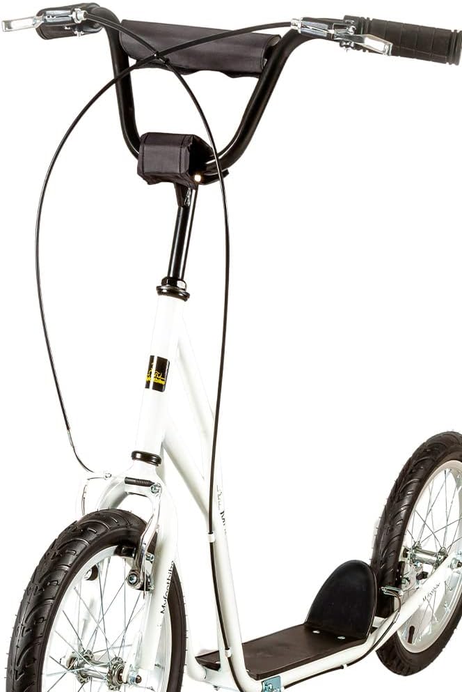 Myfootbike Sports Scooter, Funny, Weiss, Unisex, 16/16, Aluminium