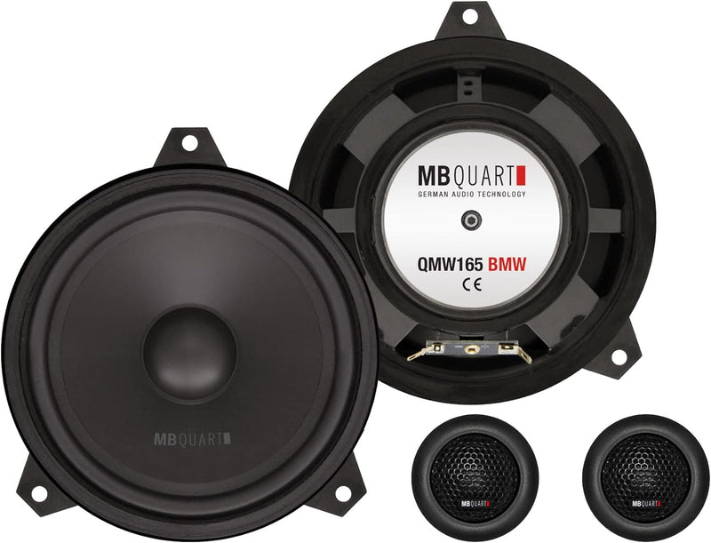 MB Quart QM165 - 16,5cm Lautsprecher-Komponentensystem - Kompatibel mit BMW E46